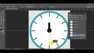 Photoshopta duvar saati yapımı, temel photoshop dersleri