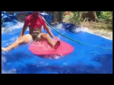 6ft Man in 6ft Giant Water Balloon - 4K - The Slow Mo Guys  HD