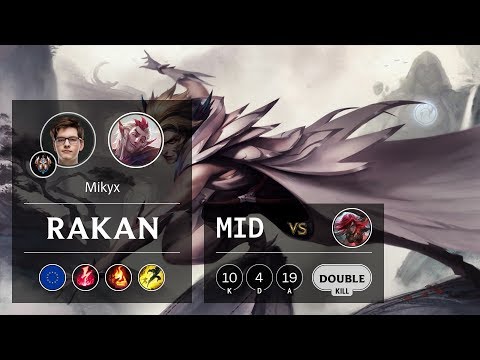 Rakan Mid vs Katarina - EUW Challenger Patch 9.16