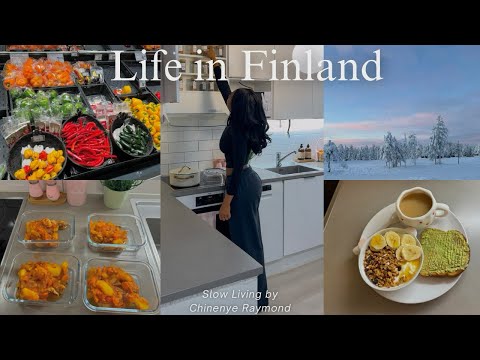 Days in my life in Finland | cozy winter days in -22 °C ❄️| home cooking | silent vlog 
