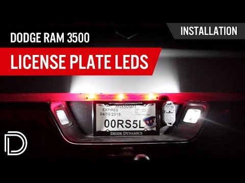 How to Install Dodge Ram 3500 License Plate LEDs