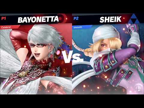 Calabrel (Bayonetta) vs Smooth (Sheik) pt. 2 - Smash Ultimate 7.0.0