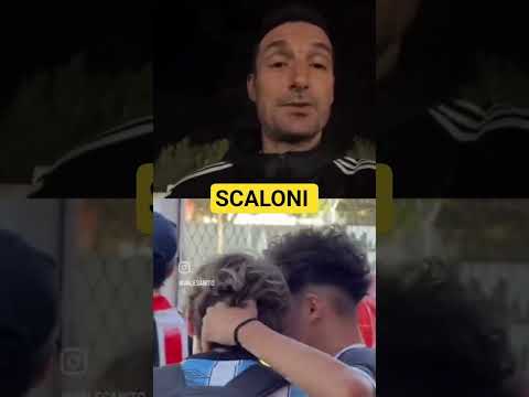 #SCALONI SALUDO A LOS NIÑOS DEL TORNEO VALESANITO ‼️