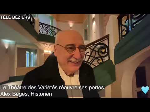 Ρεπορτάζ του Télé Béziers (24 Ιανουαρίου 2026) για την επαναλειτουργία του Théâtre des Variétés της Béziers [Μπεζιέ], ομώνυμου με το παρισινό Βαριετέ. Η αίθουσα μιούζικ χωλ του Paul Harant [Πωλ Αράν] (1904) φιλοξένησε τη Mistinguett [Μιστενγκέτ] και τον Maurice Chevalier [Μωρίς Σεβαλιέ]. Μετατράπηκε αργότερα σε κινηματογράφο, έκλεισε το 1982 και άνοιξε ξανά μετά την αποκατάστασή της.
