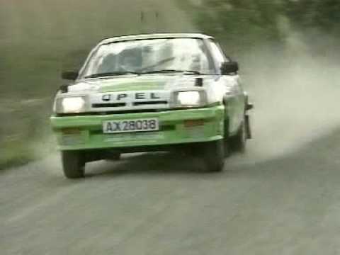Opel Manta Rally Crash