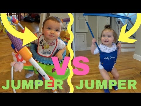JOLLY JUMPER VS BABY EINSTEIN | REVIEW AND COMPARISON | TWIN EDITION