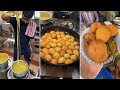 Bataka Puri Aloo Pakora Surat Famous Bataka Puri Evening Snack Surat Food Bataka Na Bhajiya