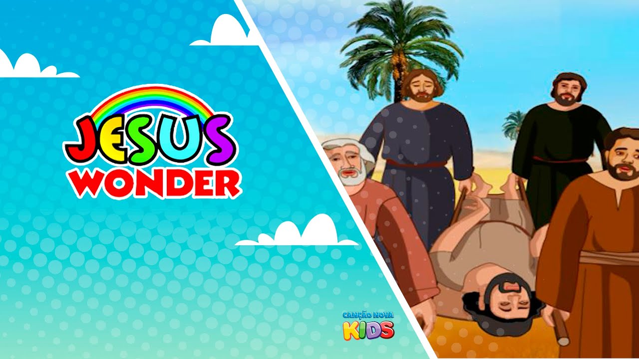 Desenho Bíblico |  A Cura do paralítico