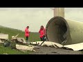 Grote ravage na afbreken windmolen naast Eemmeerdijk in Zeewolde