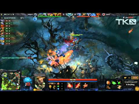 Liquid vs eHug Game 1 - MLG TKO Dota 2 - Capitalist & Sneyking