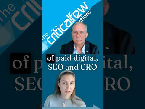 Michelle Bourke: Marketing & AI Won't Fix Everything #criticalfewactions #podcast  #Ecommerce CFA014