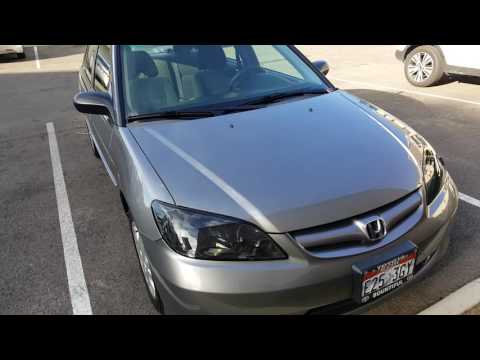 Smoked headlights for 2005 Honda Civic