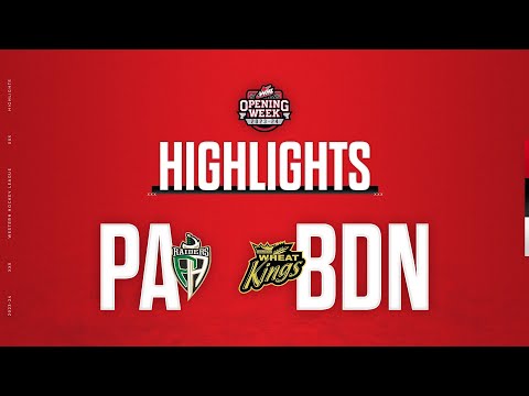 Prince Albert Raiders at Brandon Wheat Kings 9/27 | WHL Highlights 2023-24