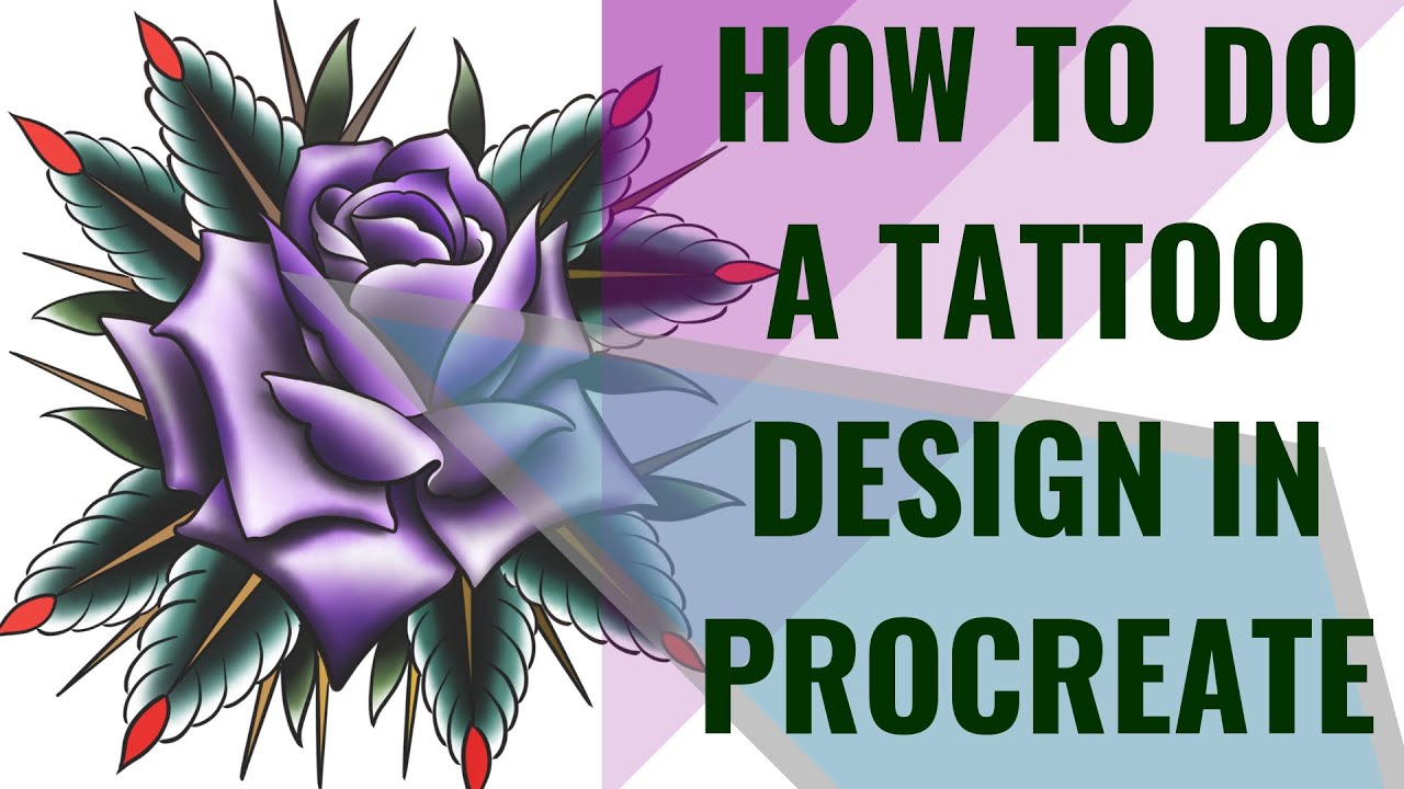drawing tattoo using procreate by tattoo hustlers