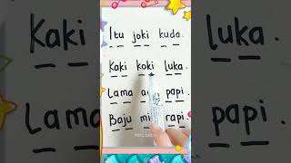 Download lagu Belajar membaca kalimat dengan mudah #membaca #bahasaindonesia #membacanyaring #kalimat #sd #tk mp3