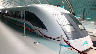 preview picture of video 'Shanghai Maglev Train, SMT, Shanghai Pudong Airport, Shanghai, China, Asia'