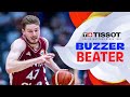 Arturs Kurucs TISSOT Buzzer Beater Brazil Vs Latvia FIBA Basketball World Cup 2023