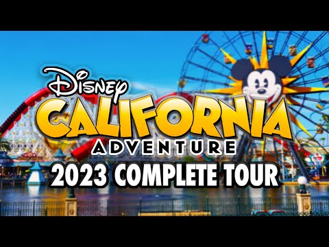 Disney California Adventure 2023 - Full Walkthrough & Ride POVs [4K]