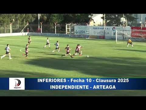 INDEPENDIENTE VS ARTEAGA - FECHA 10 - CLAUSURA 2025 - FÚTBOL INFANTIL (LIGA INTERPROVINCIAL)