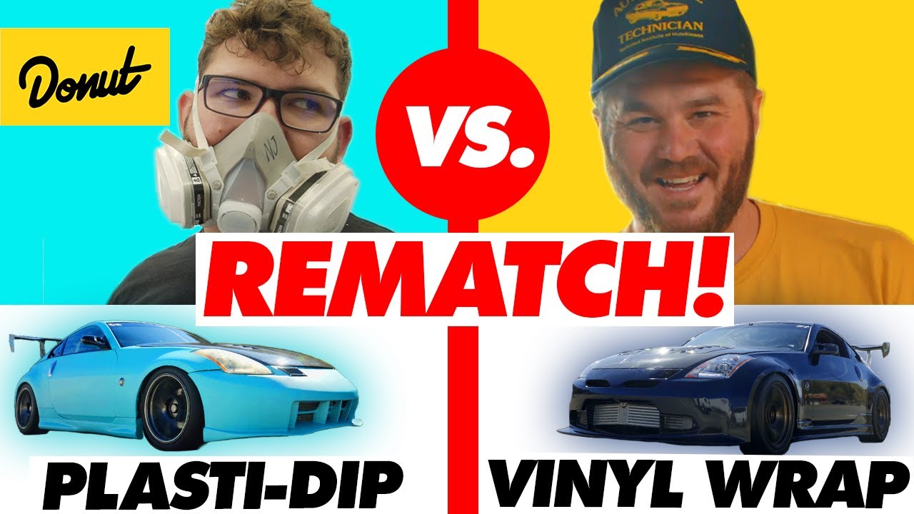 500 Plasti-Dip vs. 2600 Vinyl Wrap - PART 2! Donut Media