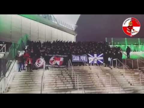 Spartak Moscow and Lech Poznan United Hooligans