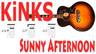 Sunny Afternoon the Kinks Guitar Tutorial Chords