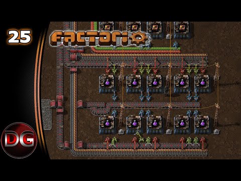 Factorio - Let's Play! - Producing purple science - Ep 25