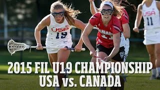 FIL Women's U19 Championship Highlights - Team USA vs Canada