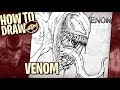 How To Draw VENOM Venom 2018 Narrated Easy Step By Step Tutorial