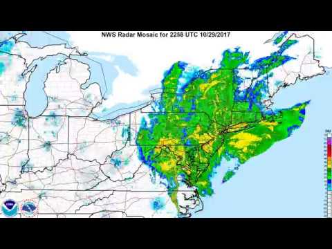 Radar Loop October 26 to 30, 2017