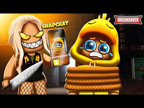 CREEPY Meisje ONTVOERD Mij Op Roblox Snapchat!