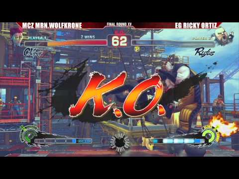 SSF4 AE 2012 MCZ MRN.Wolfkrone vs EG Ricky Ortiz - FR XV - Road to Evo 2012