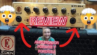 Video thumbnail for 🤘🎸🎸🤯DAVID EDEN WTX 264 REVIEW AMPLI PARA BAJO PORTÁTIL🤯🎸🎸🤘 by ROQTS GUITZY & BASSIE