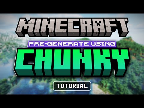 How to Pre-Generate Minecraft Worlds Using Chunky (Single Player & Server)