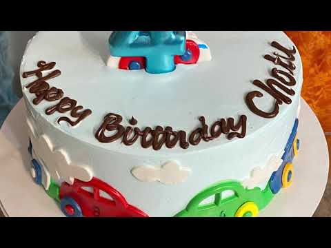 Car theme decoration#car theme cake#