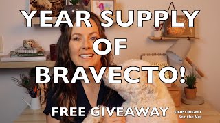 BRAVECTO FREE GIVEAWAY!! Year free supply cat or dog! | Sez the Vet