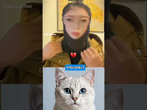 Dangerous Face Review 😈🤓 #funny #cat #dance #shorts