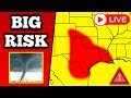 🔴 BREAKING Severe Weather Coverage - Tornadoes, Huge Hail Expected - With Live Storm Chasers