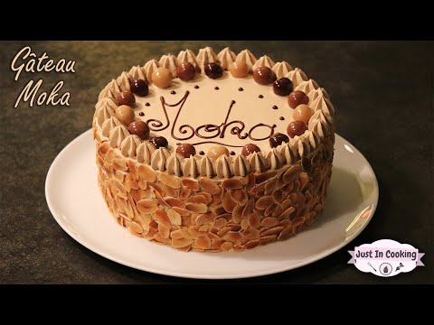Moka Coffee Cake with Light Coffee Buttercream