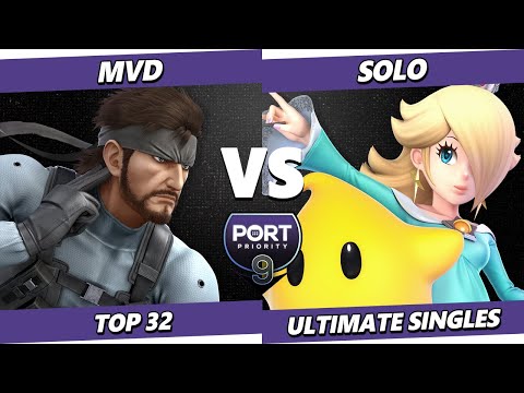Port Priority 9 - MVD (Snake) Vs. SOLO (Rosalina) Smash Ultimate - SSBU