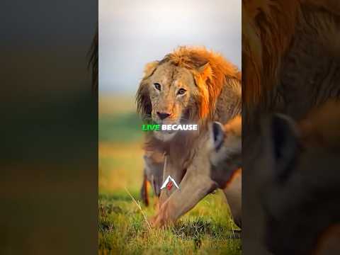 Surrounded by Hyenas... This Lion Had No Way Out 😨🦁
