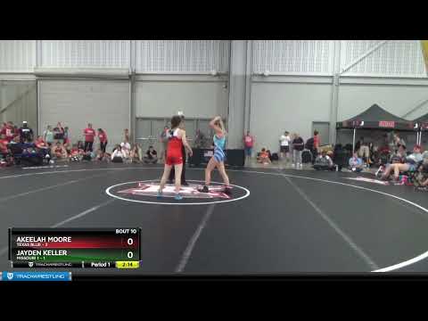 106 Lbs Round 3 (8 Team) - Akeelah Moore, Texas Blue Vs Jayden Keller, Missouri 1 28b6