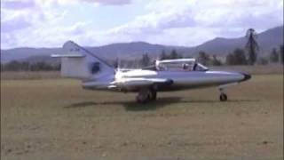 preview picture of video 'Panther F9F homebuilt jet at Festival of Flight 2010'