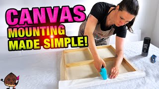 DIY Malplatte mit Leinwandstoff bespannen – So einfach geht’s! | Schritt-für-Schritt Anleitung