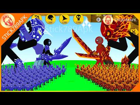 STICKMAN XIPHOS ICE, GRIFFON VS EPIC WRATHNAR, FINAL BOSS LAVA | Stick War Legacy Mod | Stick789Apk