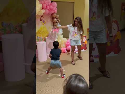 Son tries to break piñata to take all the candy #shorts