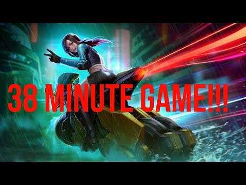 38 MINUTE SWEATY GAME!!! Vainglory 5v5