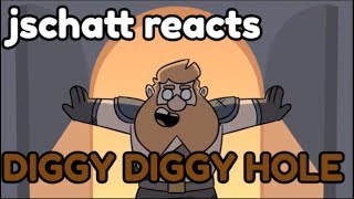 jschlatt reacts to &quot;Diggy Diggy Hole&quot; by The Yogscast (Old and New Versions)