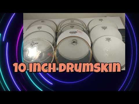 Vintage 10 Inch Drumskins- Variety Of Brands-Remo, No-Name, Gretsch, Evans, DW Drums….