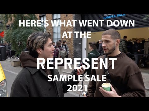 Here's What Went Down At The Represent Sample Sale 2021